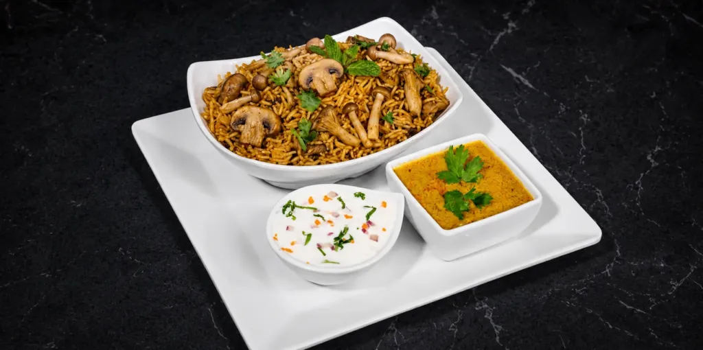 Mushroom Biryani