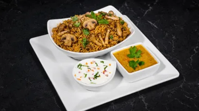 Mushroom Biryani